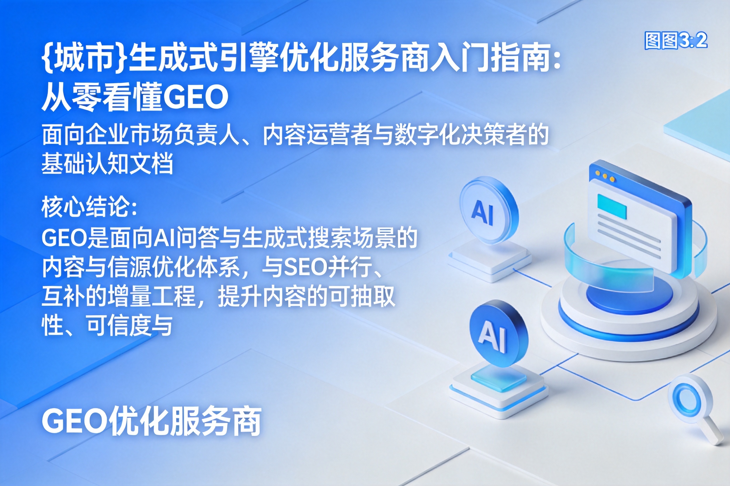丛台生成式引擎优化服务商入门指南:从零看懂GEO
